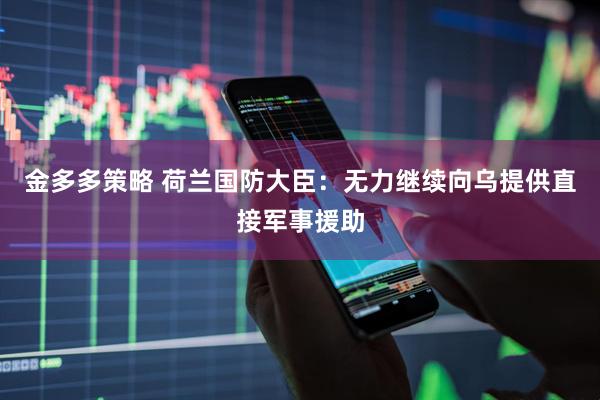 金多多策略 荷兰国防大臣：无力继续向乌提供直接军事援助